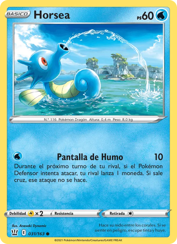 Horsea · Estilos de Combate 31/163