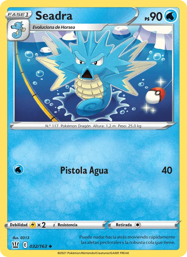 Seadra · Estilos de Combate 32/163