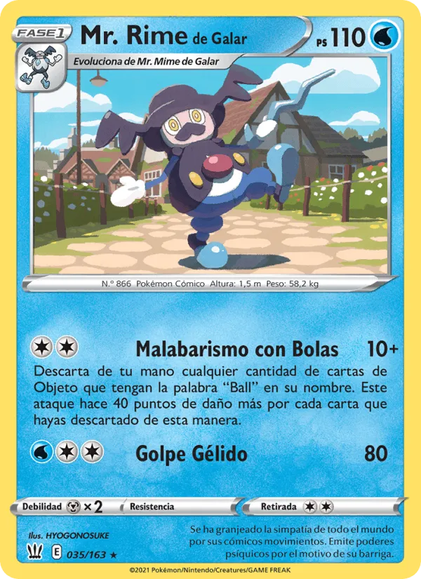 Mr. Rime de Galar · Estilos de Combate 35/163