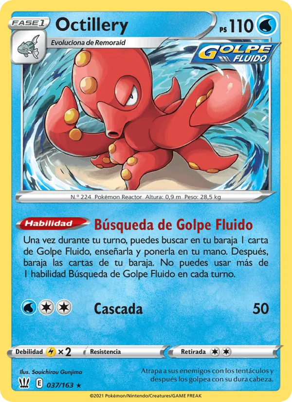 Octillery · Estilos de Combate 37/163