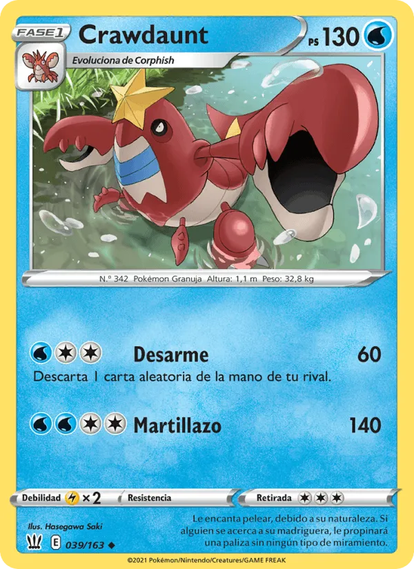 Crawdaunt · Estilos de Combate 39/163