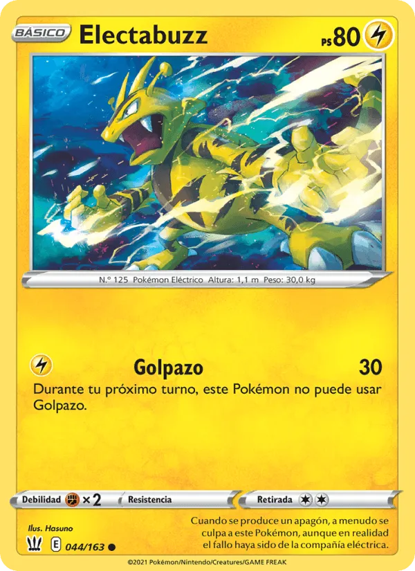 Electabuzz · Estilos de Combate 44/163