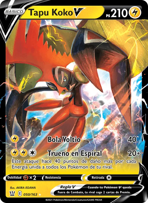 Tapu Koko V · Estilos de Combate 50/163