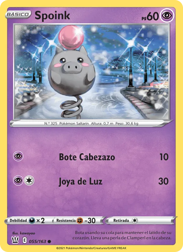Spoink · Estilos de Combate 55/163