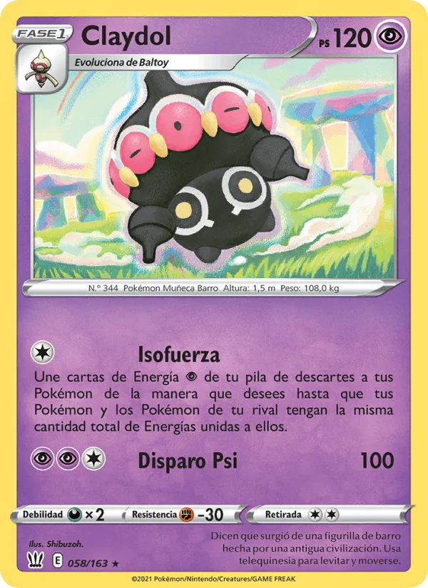 Claydol · Estilos de Combate 58/163