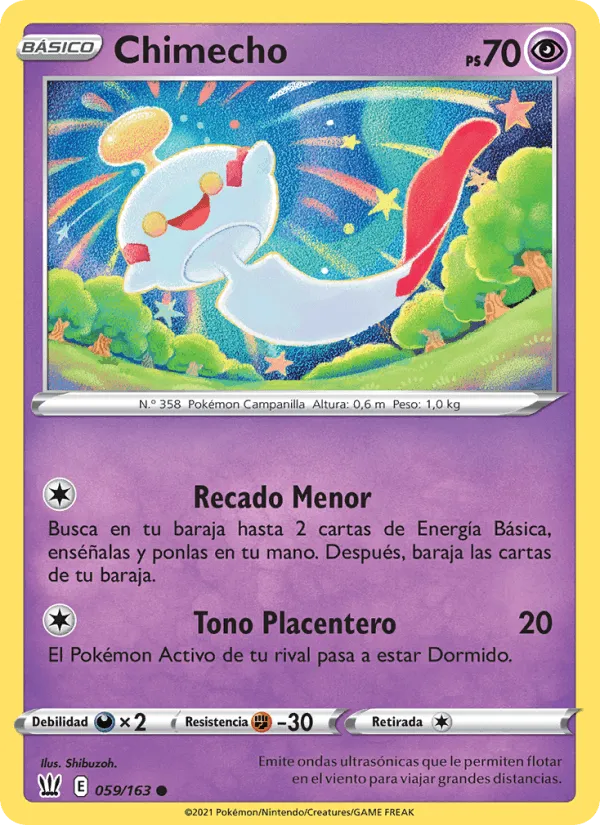 Chimecho · Estilos de Combate 59/163
