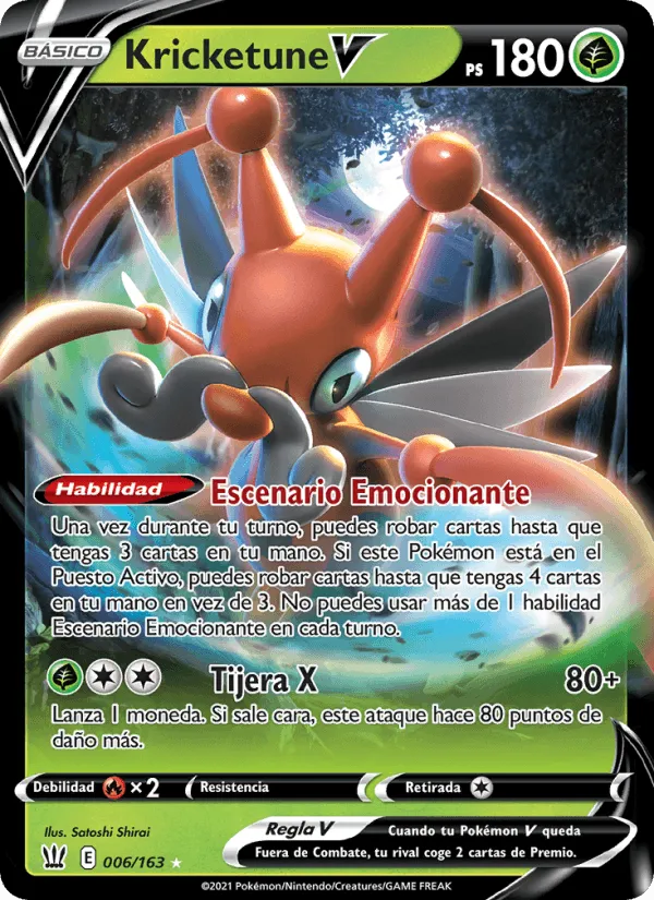 Kricketune V · Estilos de Combate 6/163
