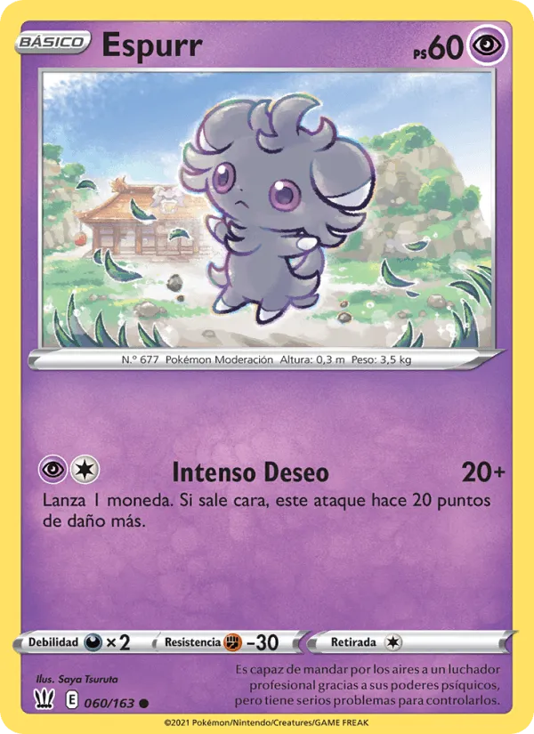Espurr · Estilos de Combate 60/163