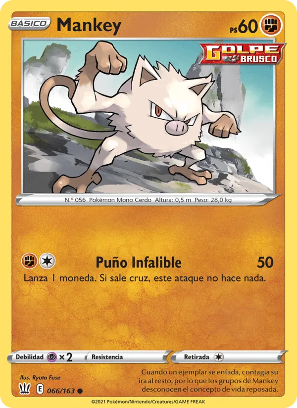 Mankey · Estilos de Combate 66/163