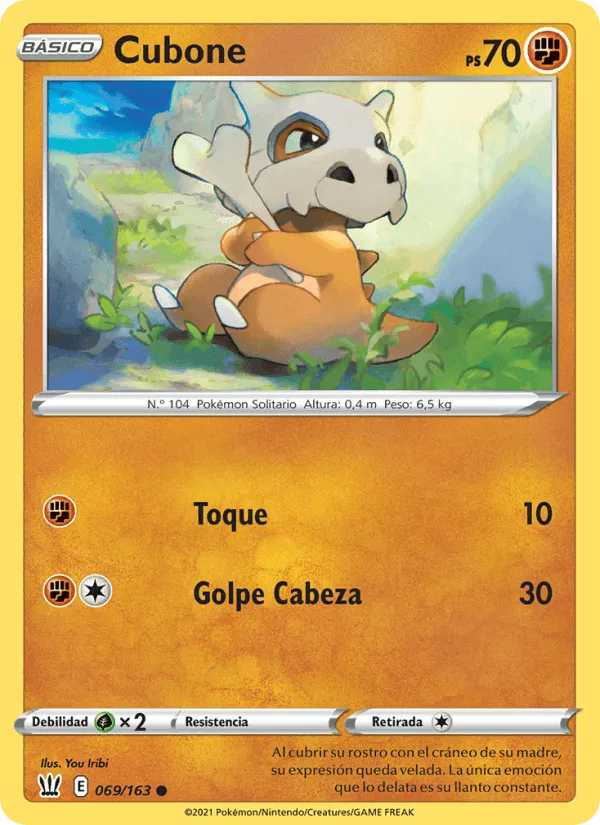 Cubone · Estilos de Combate 69/163