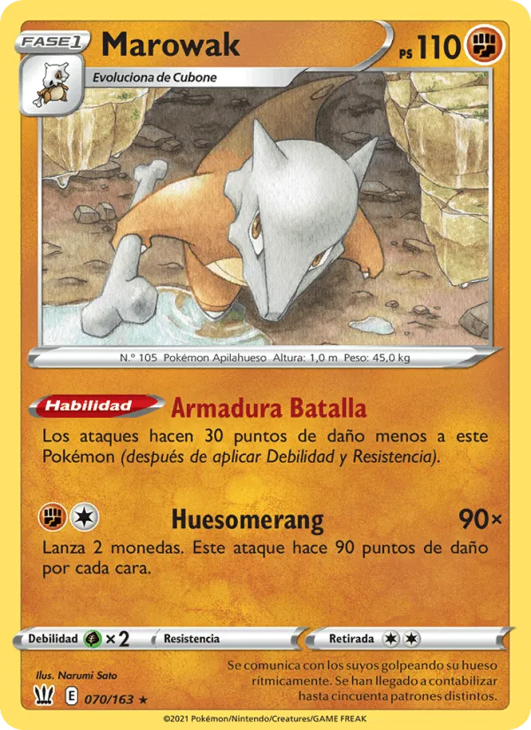 Marowak · Estilos de Combate 70/163
