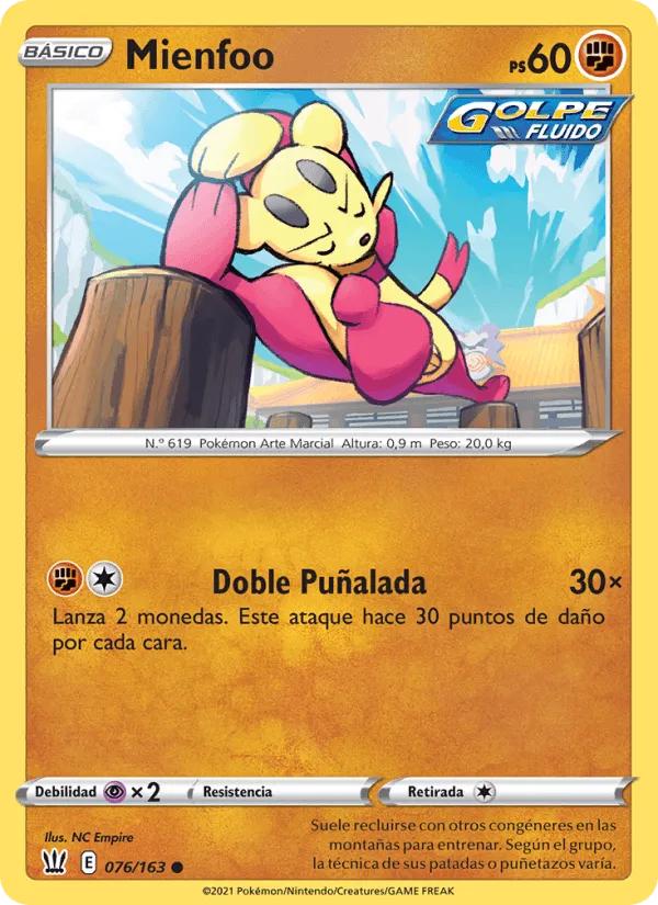 Mienfoo · Estilos de Combate 76/163