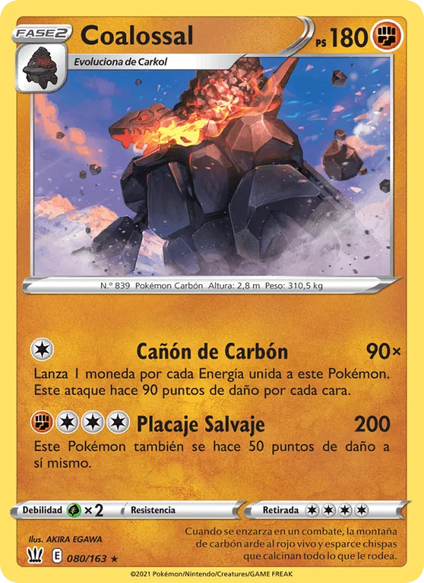 Coalossal · Estilos de Combate 80/163
