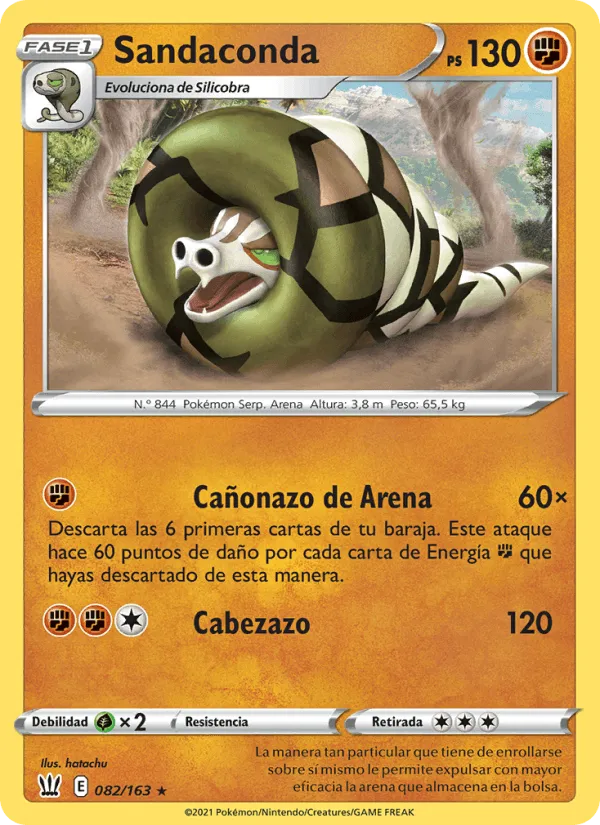 Sandaconda · Estilos de Combate 82/163