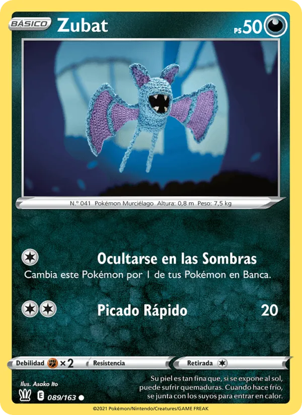 Zubat · Estilos de Combate 89/163