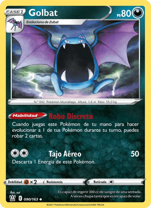 Golbat · Estilos de Combate 90/163