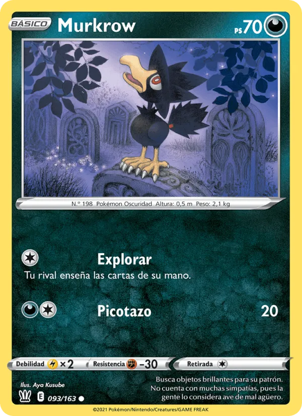 Murkrow · Estilos de Combate 93/163
