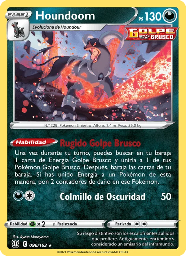 Houndoom · Estilos de Combate 96/163