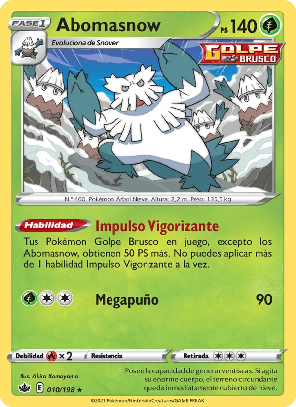 Abomasnow · Reinado Escalofriante 10/198