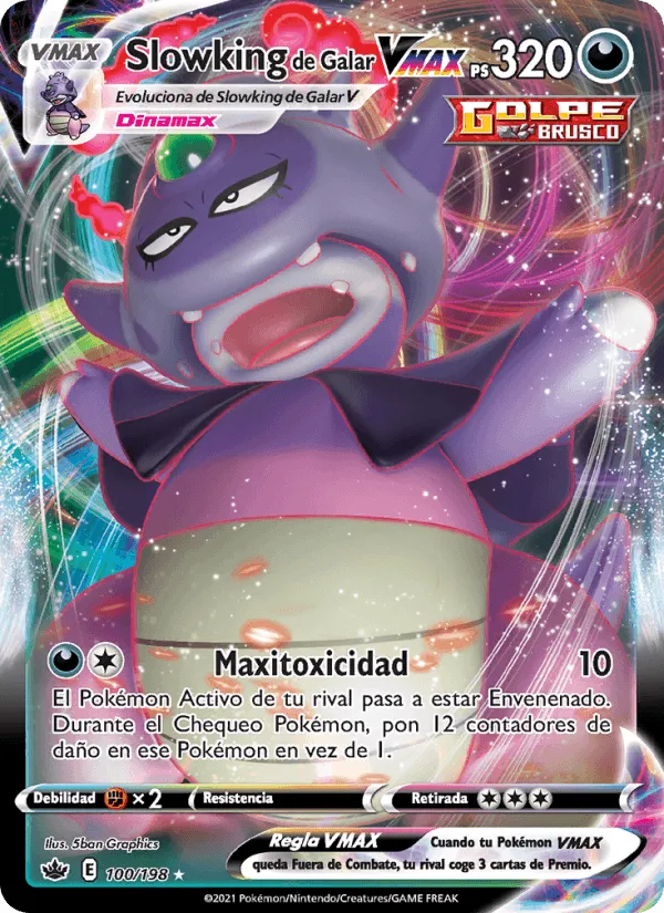 Slowking de Galar VMAX · Reinado Escalofriante 100/198