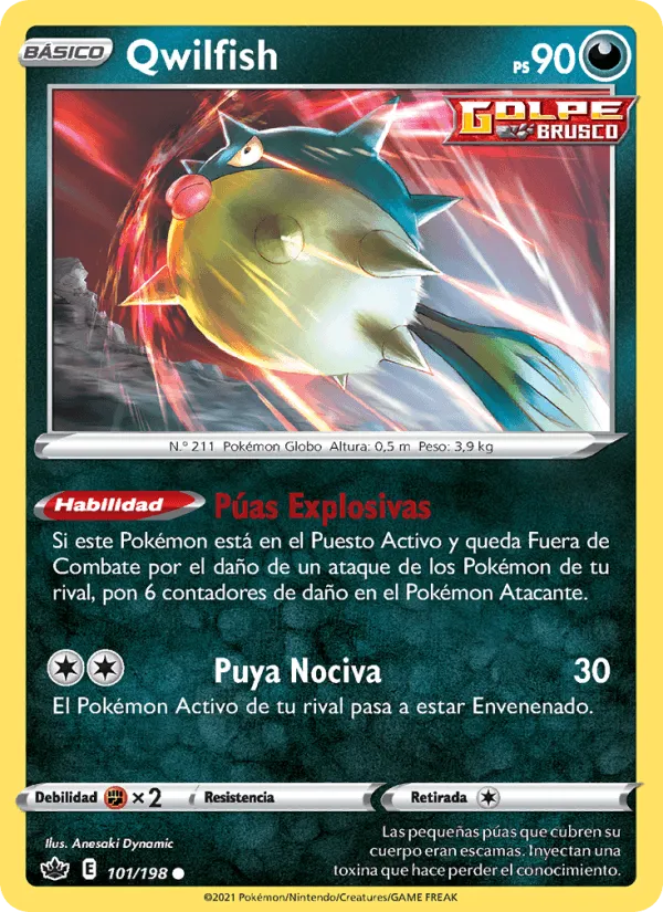 Qwilfish · Reinado Escalofriante 101/198