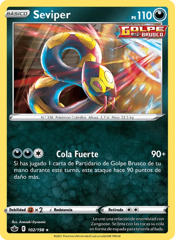 Seviper · Reinado Escalofriante 102/198