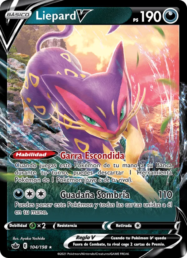 Liepard V · Reinado Escalofriante 104/198