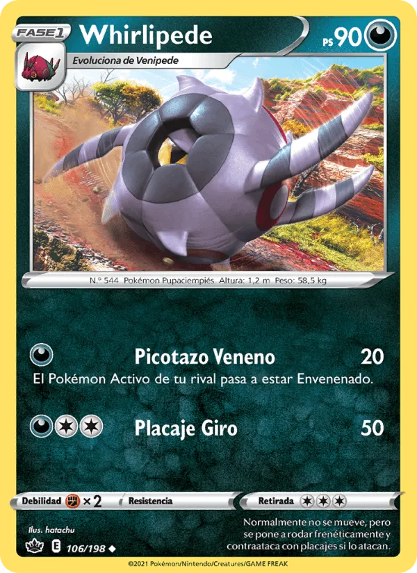 Whirlipede · Reinado Escalofriante 106/198
