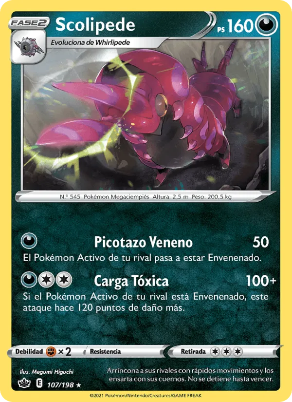 Scolipede · Reinado Escalofriante 107/198