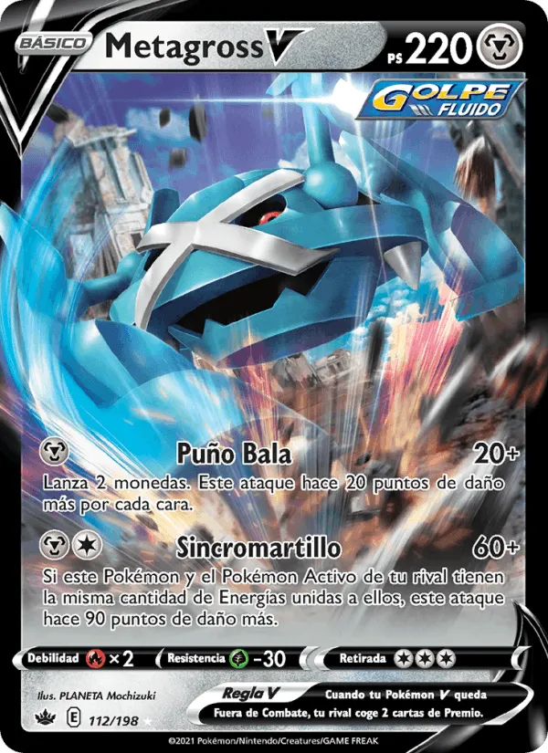 Metagross V · Reinado Escalofriante 112/198