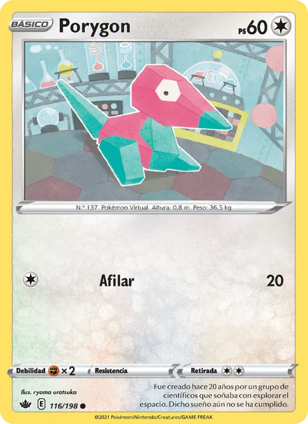 Porygon · Reinado Escalofriante 116/198
