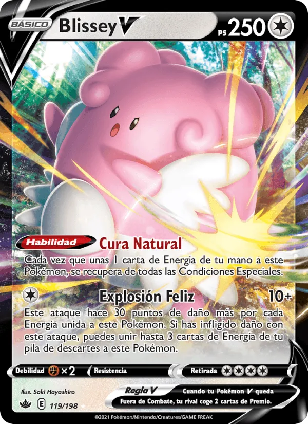 Blissey V · Reinado Escalofriante 119/198