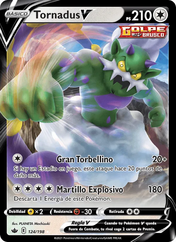 Tornadus V · Reinado Escalofriante 124/198