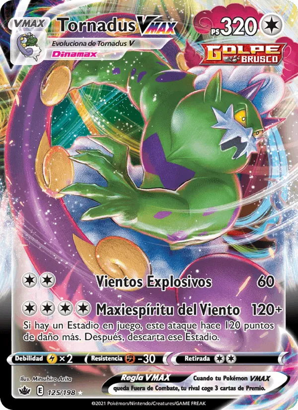 Tornadus VMAX · Reinado Escalofriante 125/198