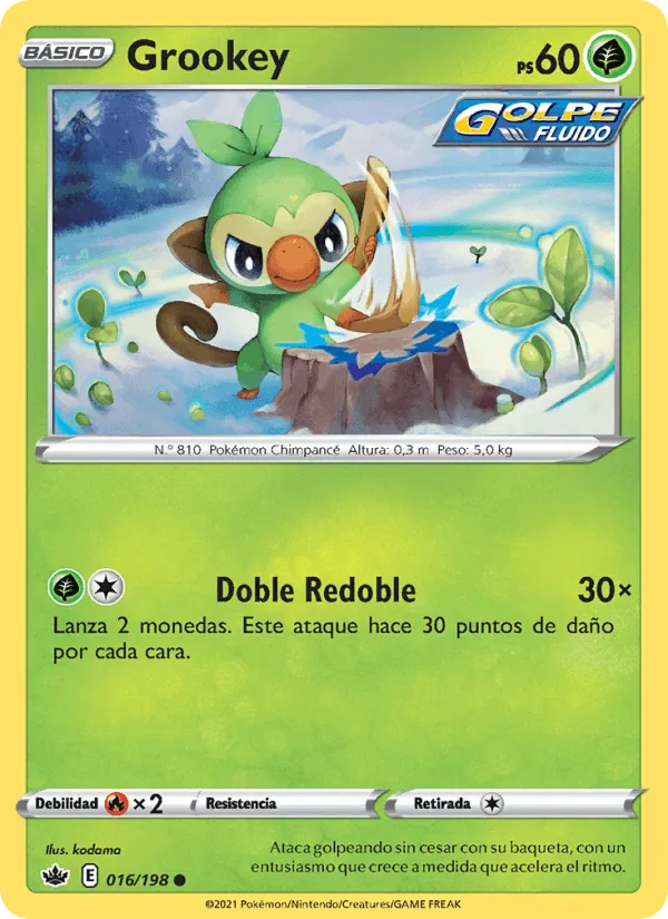 Grookey · Reinado Escalofriante 16/198