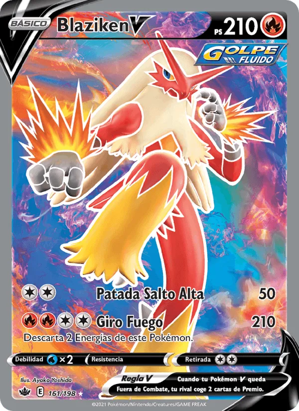 Blaziken V · Reinado Escalofriante 161/198