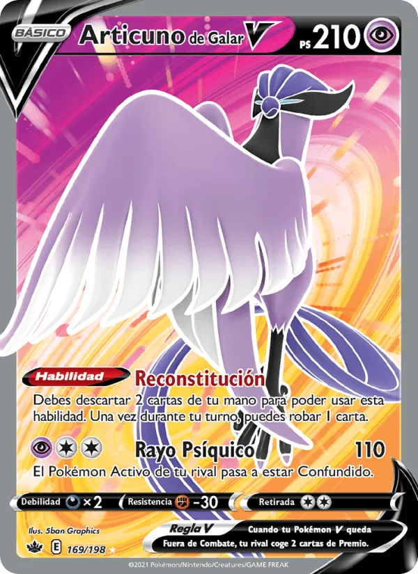 Articuno de Galar V · Reinado Escalofriante 169/198