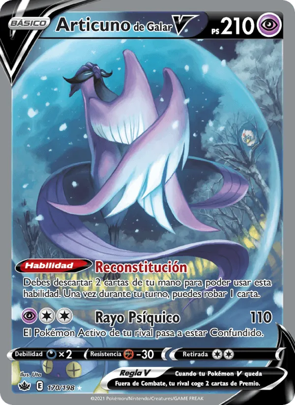 Articuno de Galar V · Reinado Escalofriante 170/198