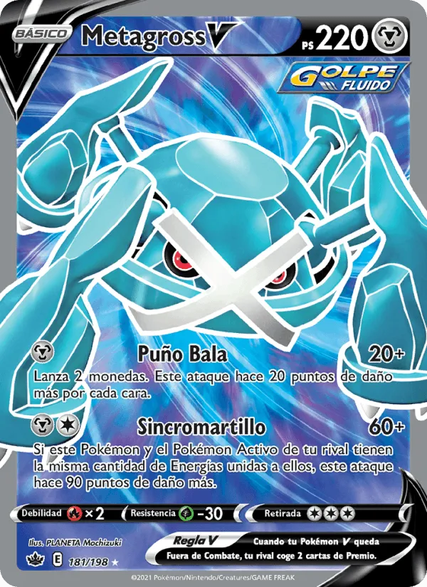 Metagross V · Reinado Escalofriante 181/198