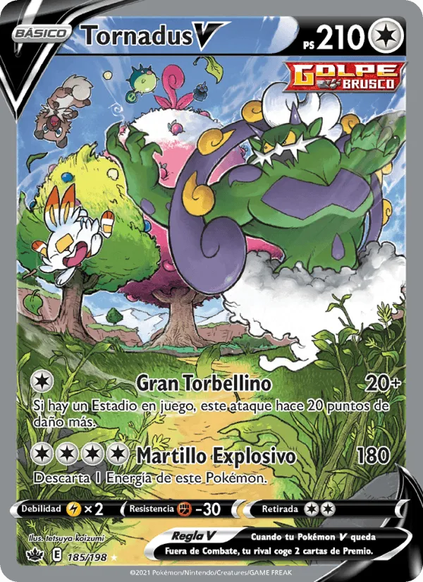 Tornadus V · Reinado Escalofriante 185/198
