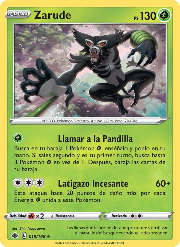 Zarude · Reinado Escalofriante 19/198