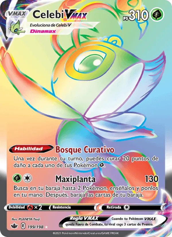 Celebi VMAX · Reinado Escalofriante 199/198