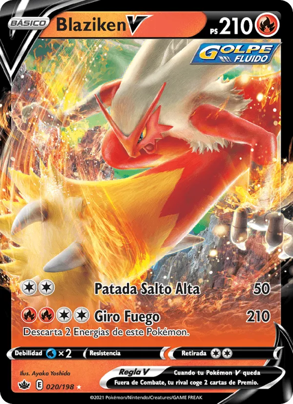 Blaziken V · Reinado Escalofriante 20/198