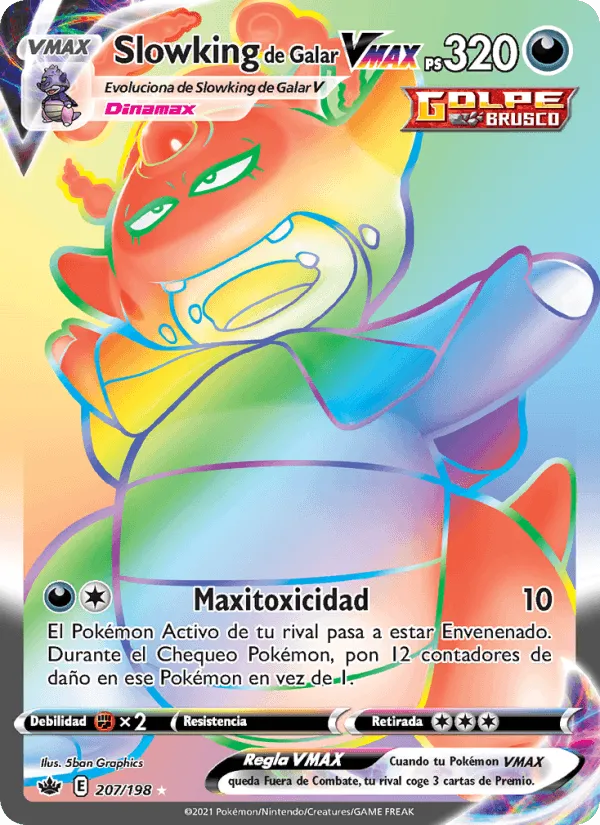 Slowking de Galar VMAX · Reinado Escalofriante 207/198