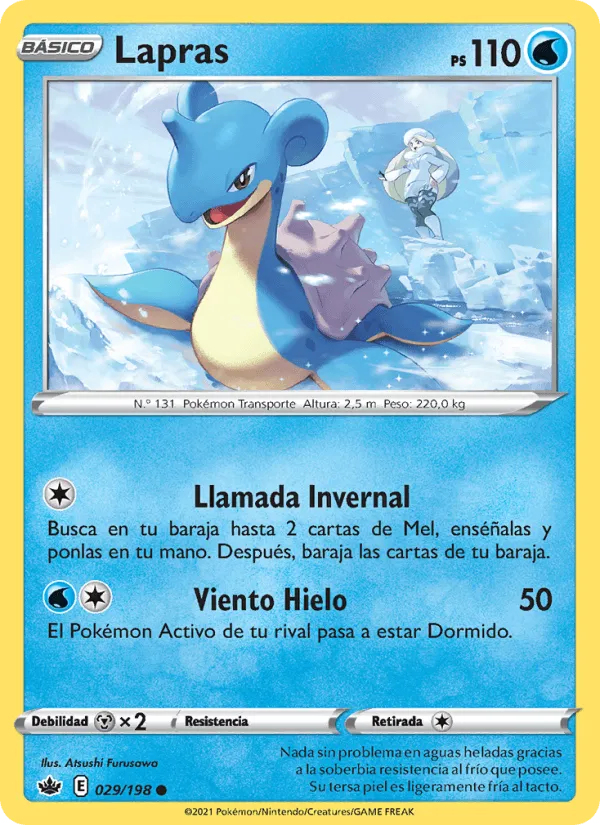 Lapras · Reinado Escalofriante 29/198