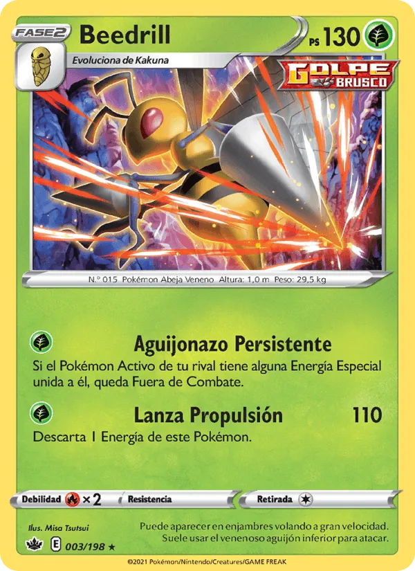 Beedrill · Reinado Escalofriante 3/198