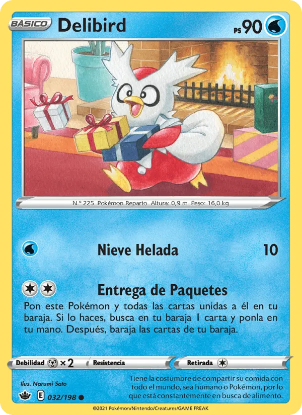 Delibird · Reinado Escalofriante 32/198