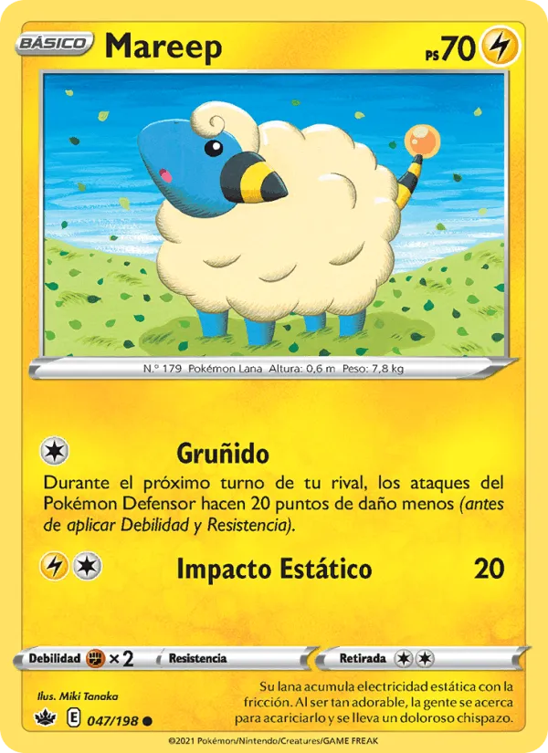 Mareep · Reinado Escalofriante 47/198