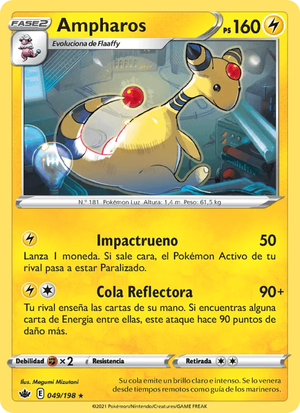 Ampharos · Reinado Escalofriante 49/198