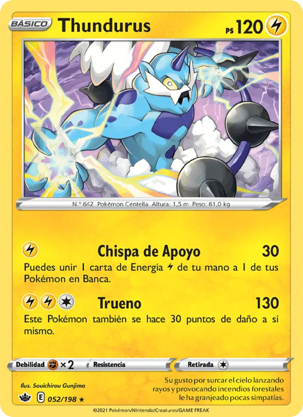 Thundurus · Reinado Escalofriante 52/198